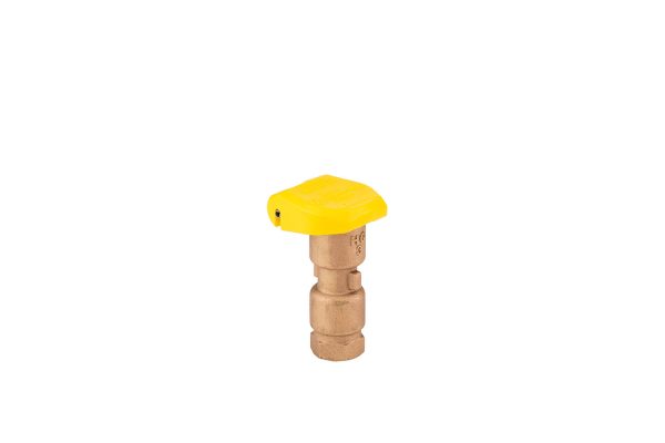 HQ-3-RC 3/4 " İç dişli giriş , 2 tane yiv, 1 gövde, sarı kapak