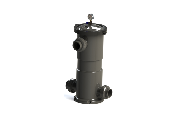 NANO FİBER VORTEX FİLTRE 17 m3/h GİRİŞ - ÇIKIŞ 90°
