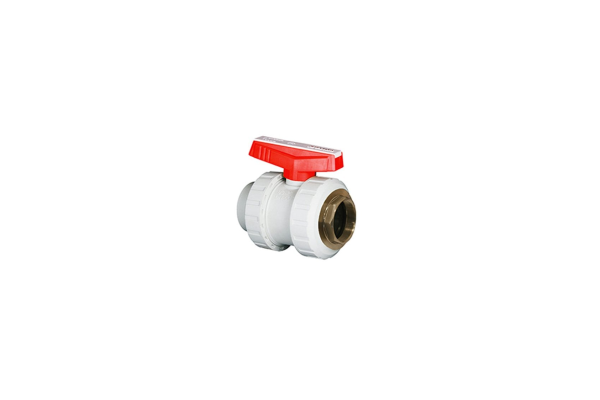 PP Single Union Pirinç Female Threaded Ball Valve