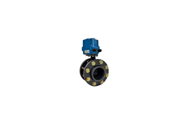 U-Pvc Elektrik Aktüatörlü Kelebek Vana 24 V Dc/ 24 V Ac Takım