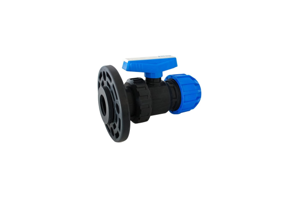 U-Pvc Single Union Flanş Bağlantılı Single Union Kaplin Çıkışlı Single Unionlı Ball Valve
