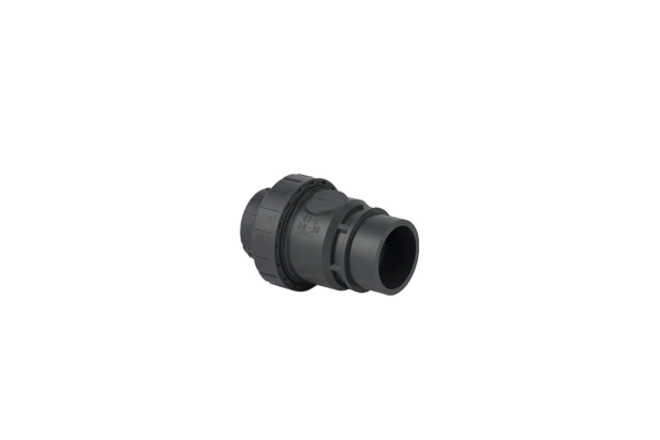U-PVC Solvent Socket Single Unionlı Yaylı Check Valve
