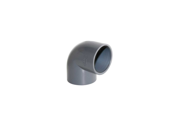 UH-PVC 90° Double Unionı Female Threaded Elbow
