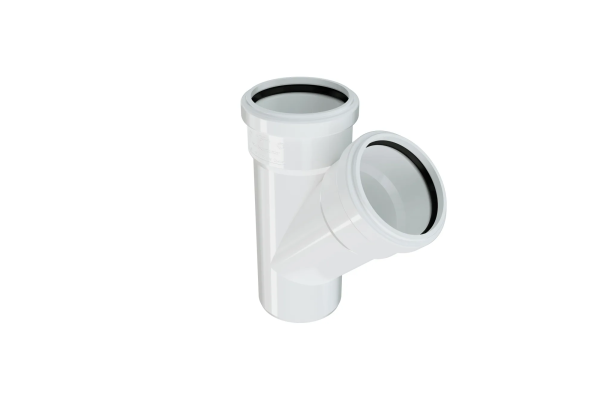 PVC-U Çatal 45°